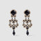 Pendientes Gótico Azabache XL Mármol